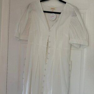 White summer dress by Listicle